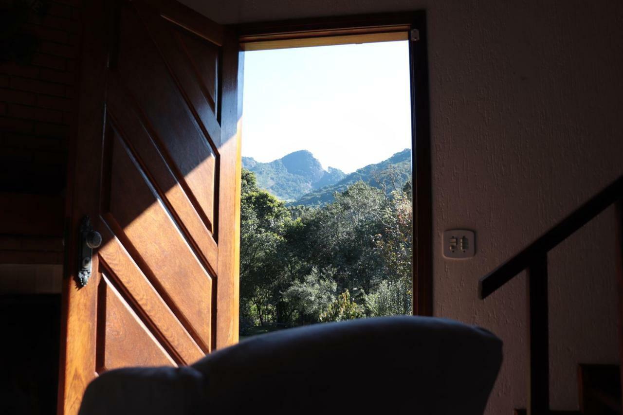 Chale Recanto Do Sossego Goncalves Bagian luar foto